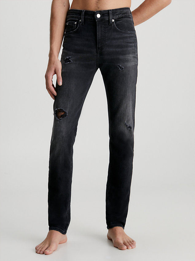 skinny jeans black de hombre calvin klein jeans