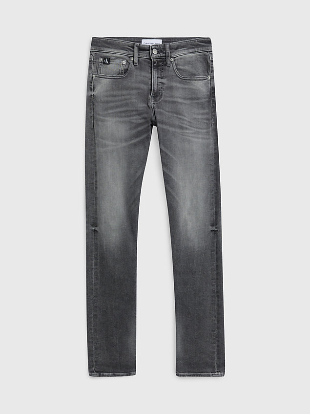 grey jeansy skinny dla mężczyźni - calvin klein jeans