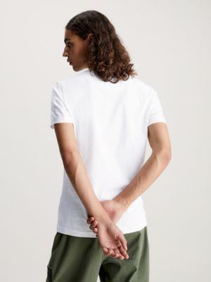 Calvin klein slim logo deals t shirt