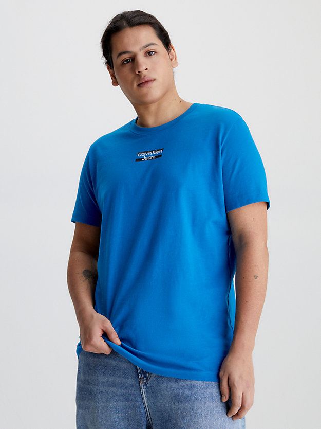 TARPS BLUE T-shirt slim avec logo for hommes CALVIN KLEIN JEANS