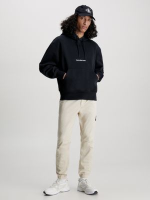 Cotton Blend Fleece Hoodie Calvin Klein®