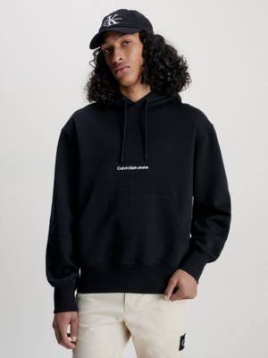 Calvin klein deals black sweatshirt mens