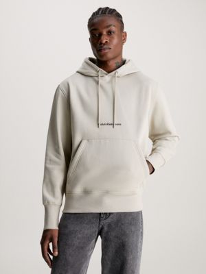 French Terry Drawstring Hoodie - M / TAUPE