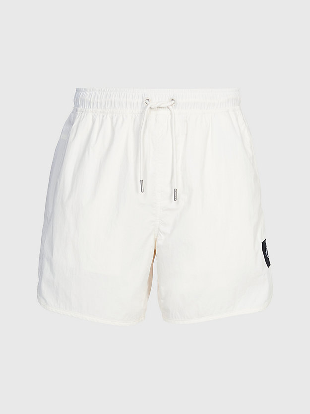 ancient white recycled nylon shorts for men calvin klein jeans