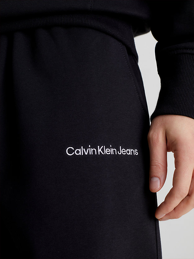 CK BLACK Relaxed Jogger Shorts for men CALVIN KLEIN JEANS