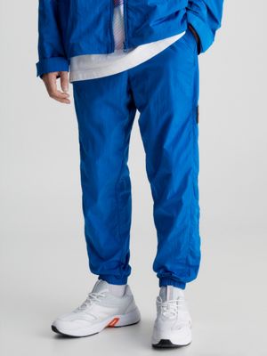 TARPS BLUE Recycled Nylon Tapered Trousers undefined men Calvin Klein