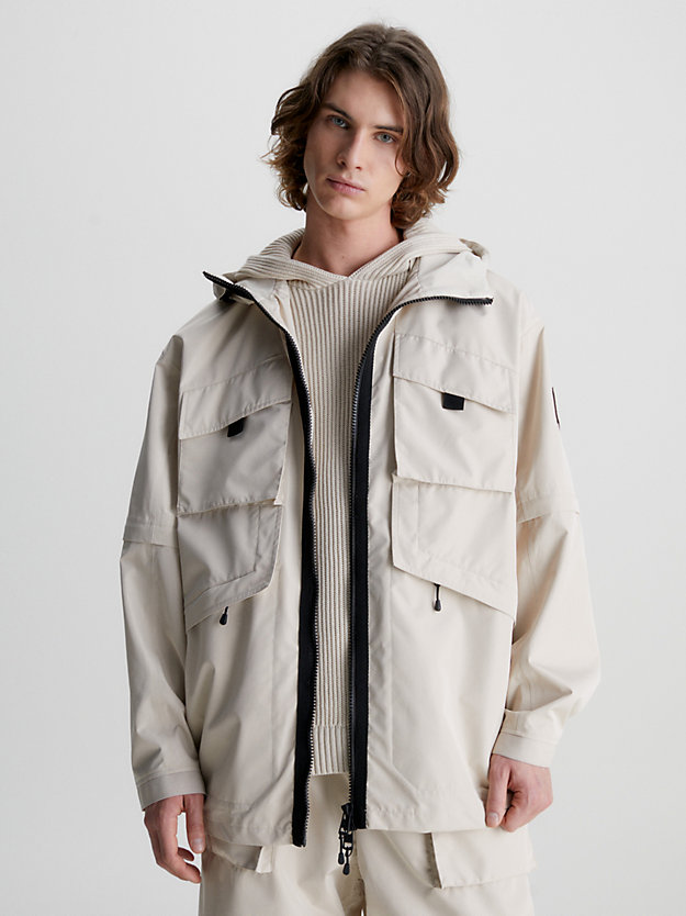 CLASSIC BEIGE 2-in-1 Relaxed Parka Coat for men CALVIN KLEIN JEANS