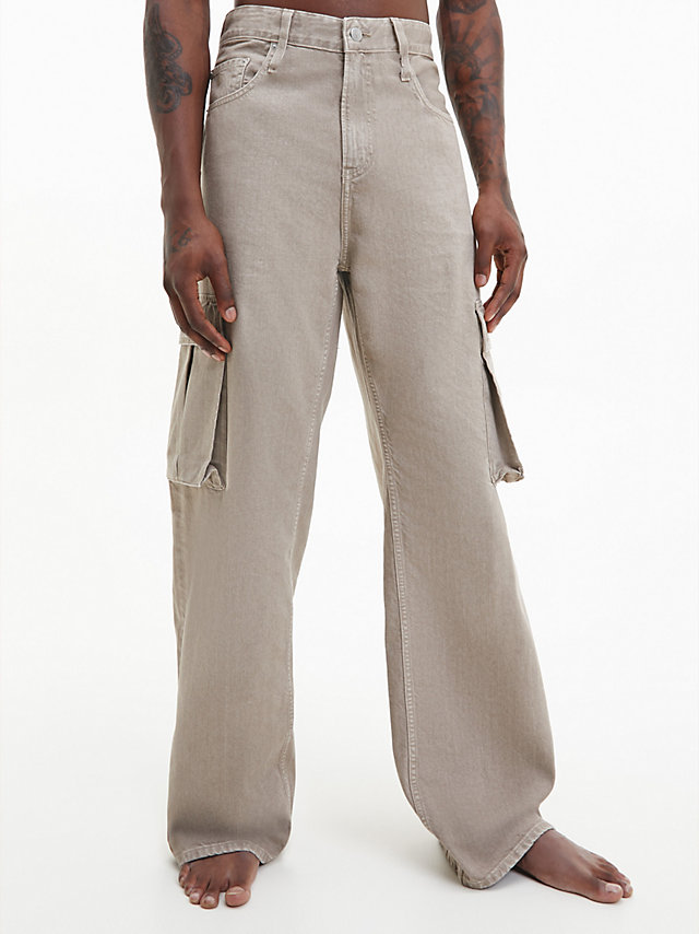 Light Beige > 90's Loose Jeans > undefined Herren - Calvin Klein