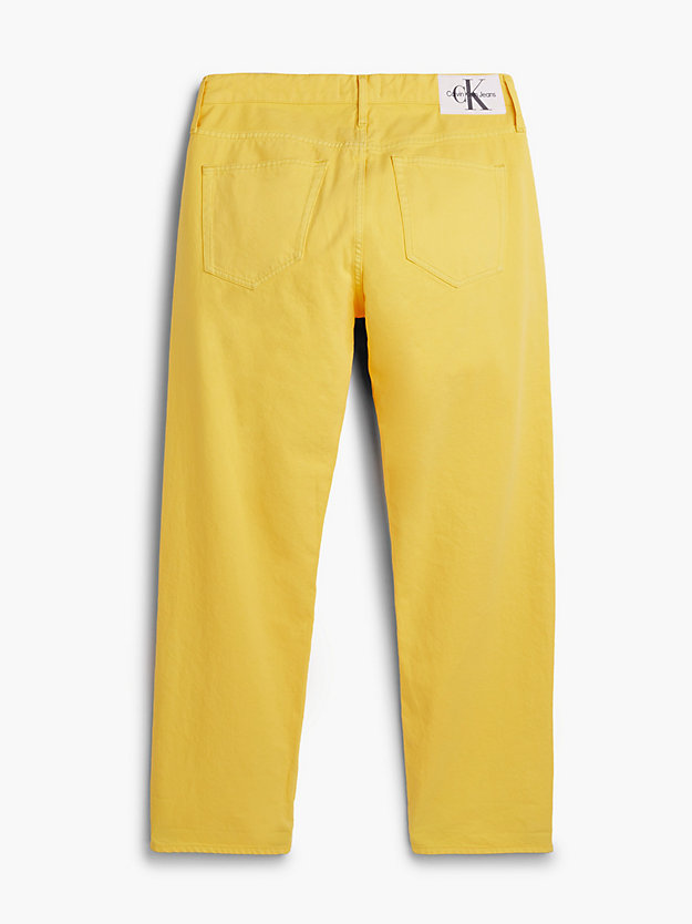 jean 90's straight primrose yellow pour hommes calvin klein jeans