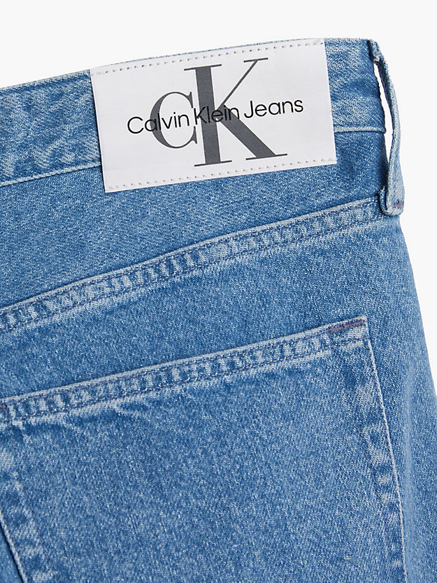 denim light wide leg jeans for men calvin klein jeans