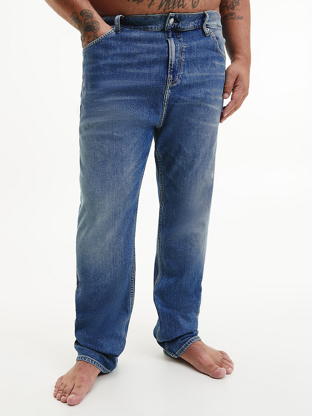 DENIM DARK Grote Maat Tapered Jeans undefined heren Calvin Klein