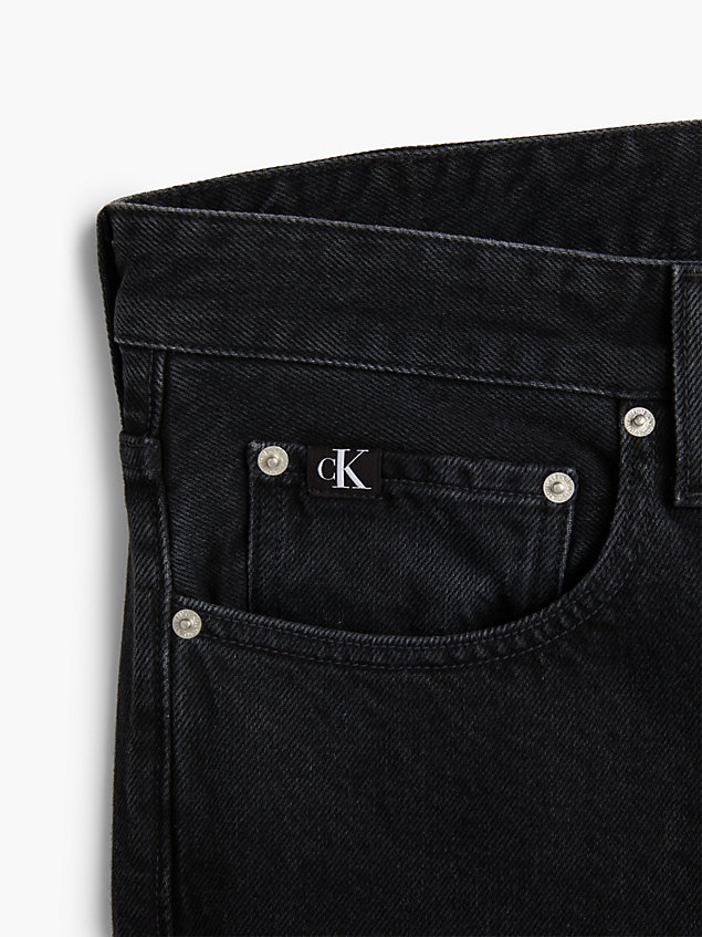 black 90's loose jeans for men calvin klein jeans