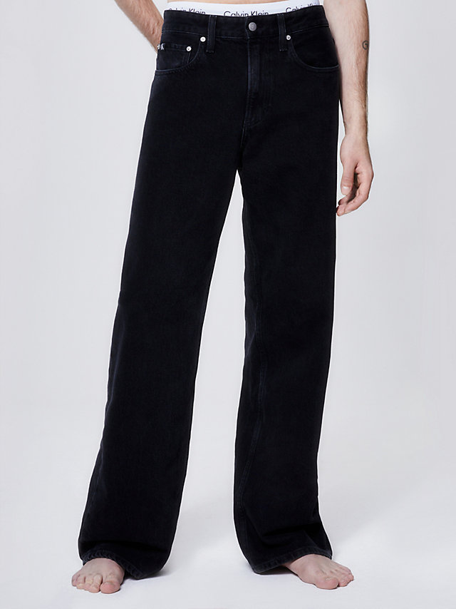 Denim Black 90's Loose Jeans undefined men Calvin Klein