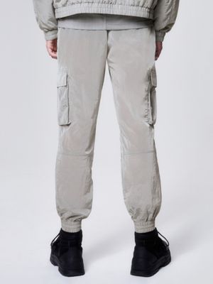 Shiny Nylon Cargo Pants