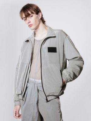 Nylon zip store up jacket