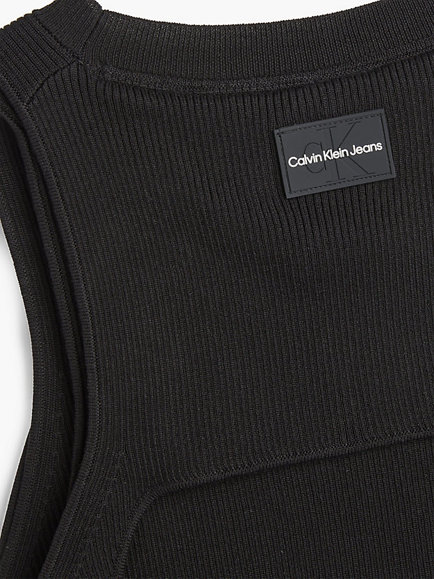 Slim Harness Detail Knit Vest Calvin Klein® | J30J323058BEH