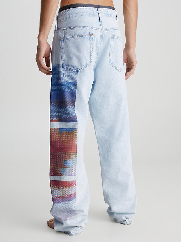 DENIM LIGHT 90's Straight Printed Jeans für Herren CALVIN KLEIN JEANS