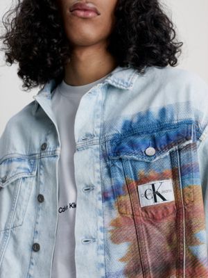 Oversized Printed Denim Jacket Calvin Klein® | J30J3230971AA
