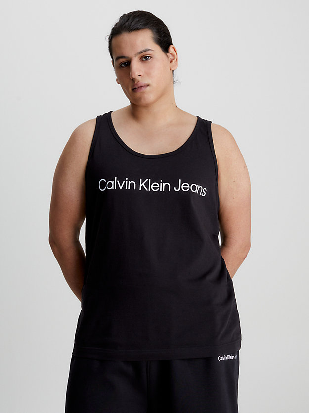 CK BLACK Logo Tank Top for men CALVIN KLEIN JEANS