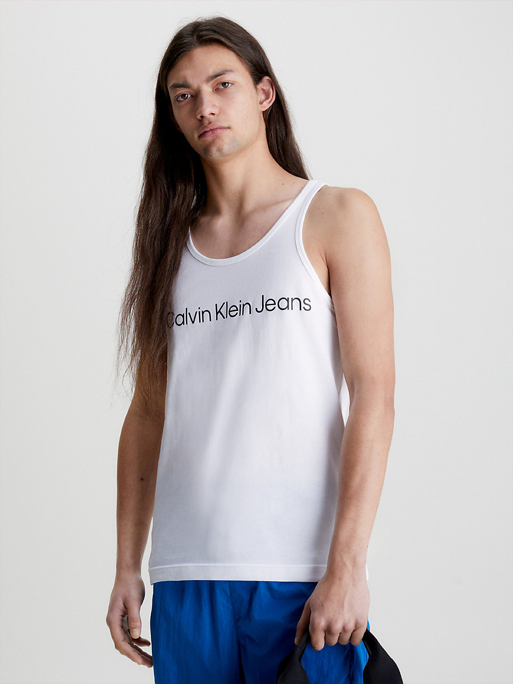 Camiseta De Tirantes Con Logo > BRIGHT WHITE > undefined men > Calvin Klein