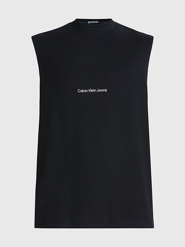 CK BLACK Camiseta holgada de tirantes de hombre CALVIN KLEIN JEANS