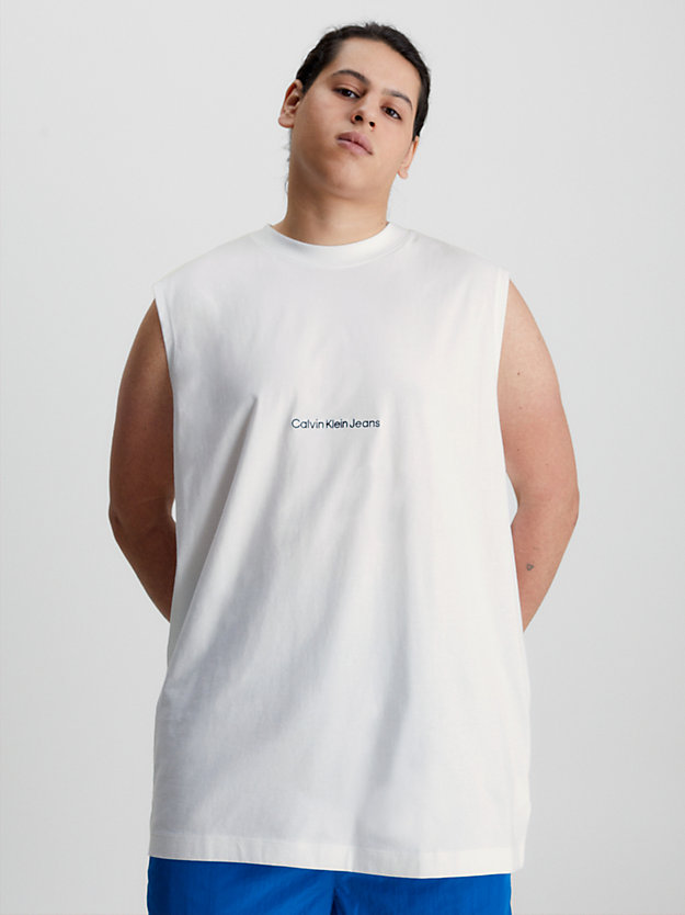 BRIGHT WHITE Camiseta holgada de tirantes de hombre CALVIN KLEIN JEANS