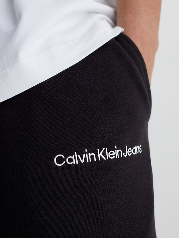 CK BLACK Plus Size Organic Cotton Joggers for men CALVIN KLEIN JEANS