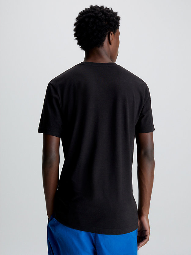 CK BLACK Slim Logo Tab T-shirt for men CALVIN KLEIN JEANS