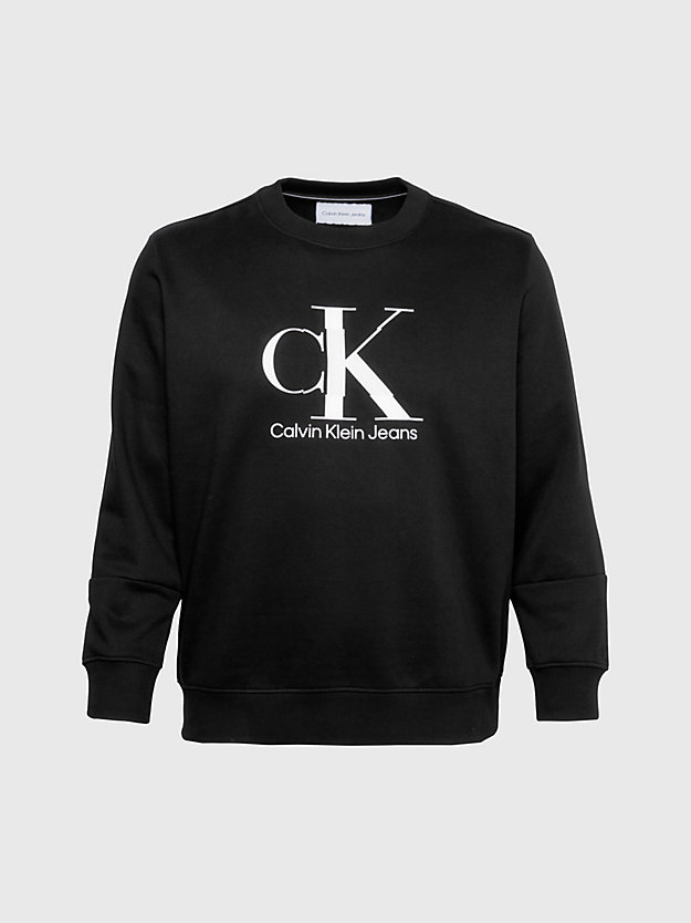 CK BLACK Monogram Sweatshirt for men CALVIN KLEIN JEANS