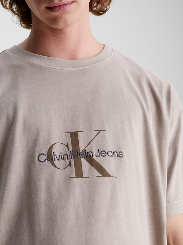 SHITAKE Lässiges Monogramm-T-Shirt für Herren CALVIN KLEIN JEANS