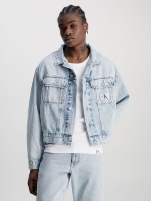 Calvin klein denim outlet jacket