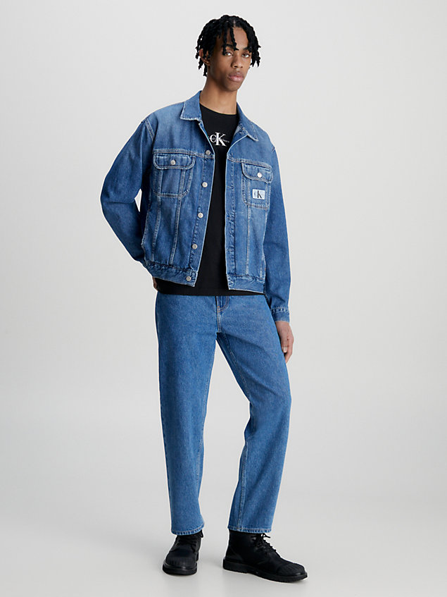 chaqueta denim blue de hombre calvin klein jeans