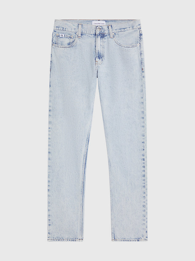 blue authentic straight jeans for men calvin klein jeans