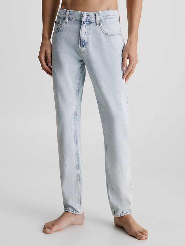 blue authentische straight jeans für herren - calvin klein jeans