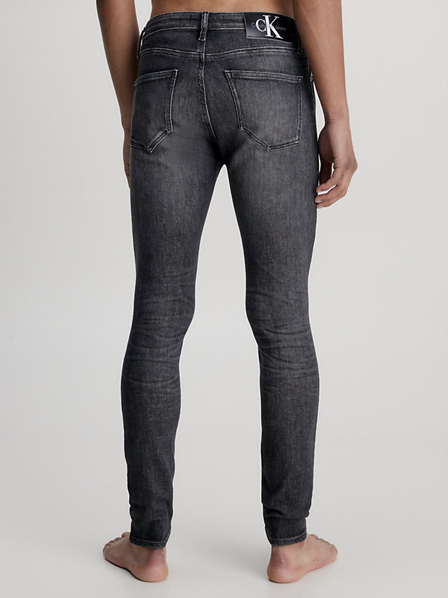 black super skinny jeans voor heren - calvin klein jeans