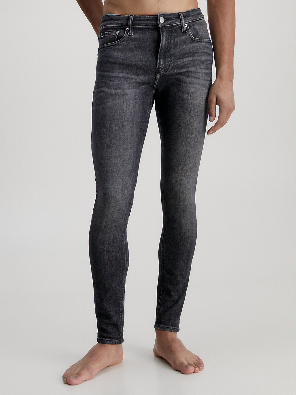 DENIM BLACK Super Skinny Jeans undefined men Calvin Klein