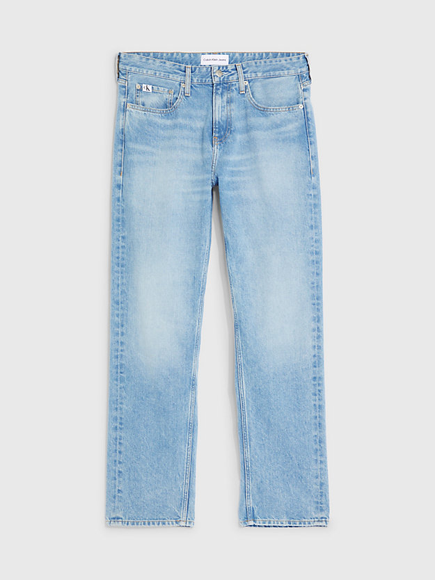 denim light recycled 90's straight jeans for men calvin klein jeans