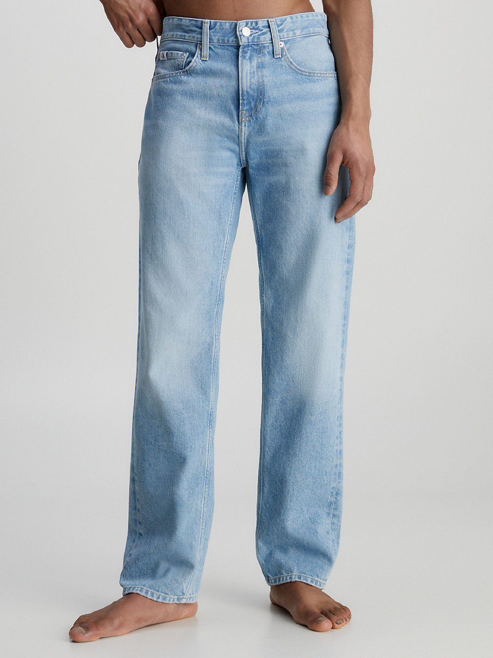 DENIM LIGHT Recycled 90's Straight Jeans undefined men Calvin Klein