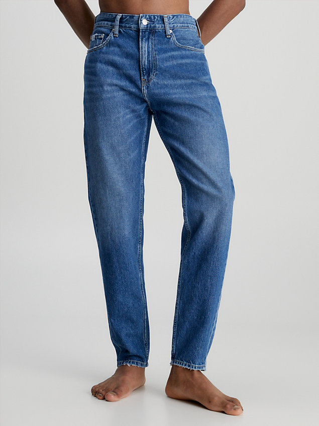 tapered jeans blue da uomini calvin klein jeans