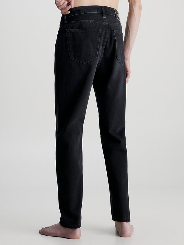 jean fuselé black pour hommes calvin klein jeans