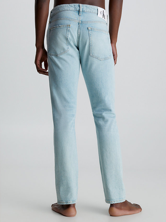 blue slim fit jeans für herren - calvin klein jeans