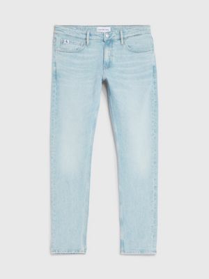 jeans con ajuste slim blue de hombre calvin klein jeans