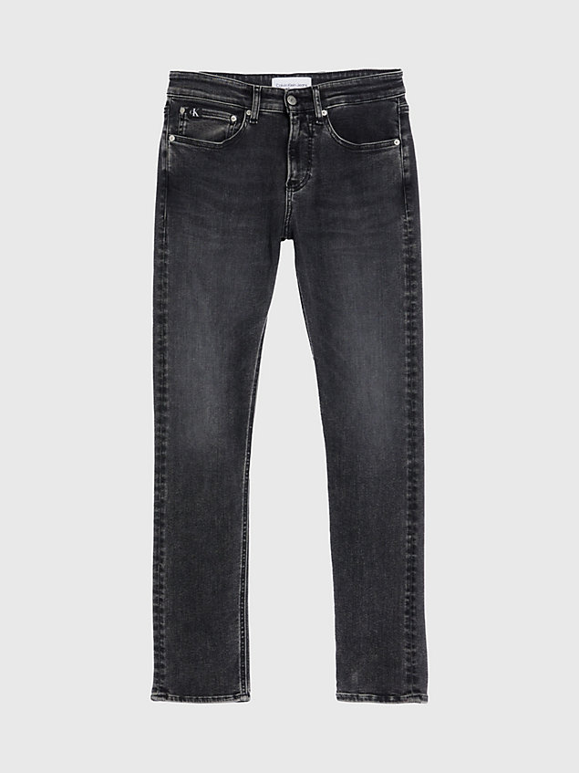 black skinny fit jeans voor heren - calvin klein jeans