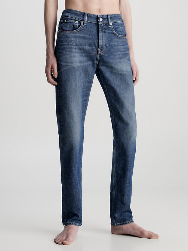 DENIM DARK Slim Fit Tapered Jeans for men CALVIN KLEIN JEANS