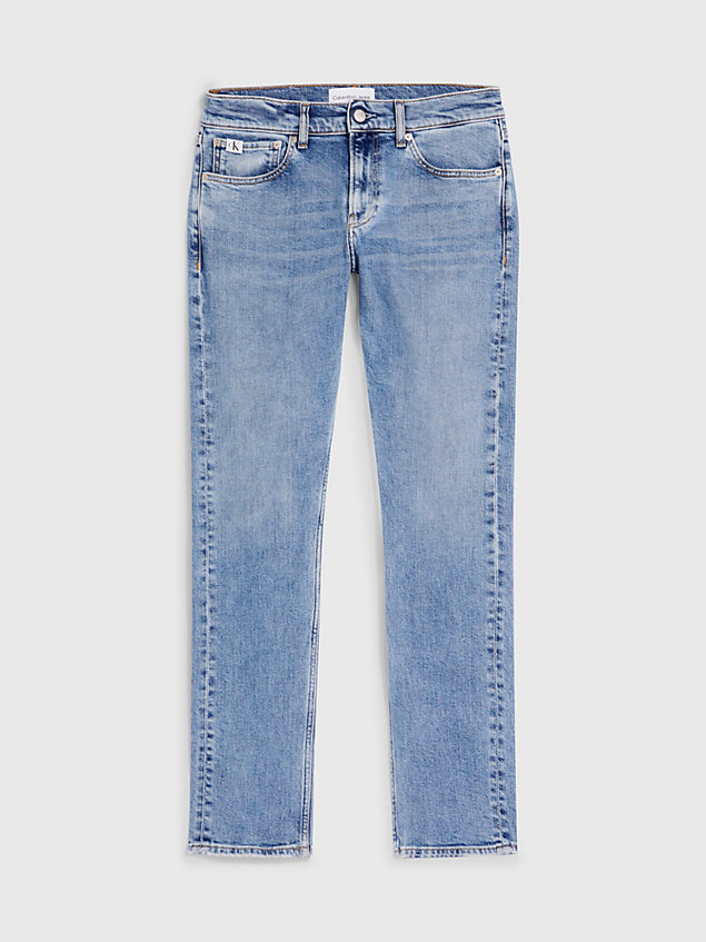 jeans con ajuste slim blue de hombre calvin klein jeans