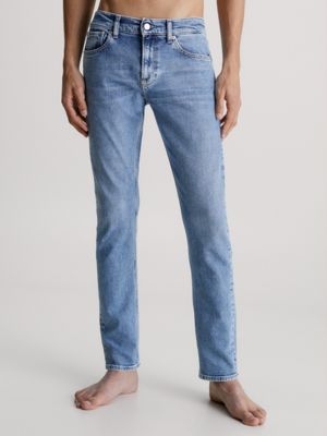 Calvin Klein Men's Windowpane Plaid Slim Fit Pants Blue Size 29X29 main image 1