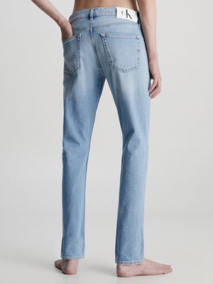 Calvin klein slim hot sale straight mens jeans