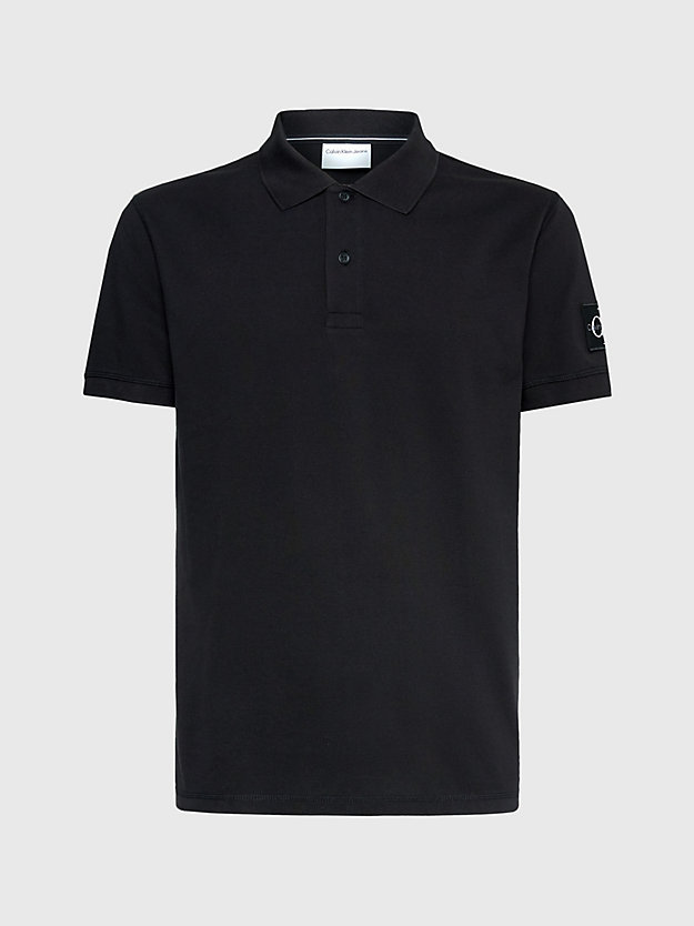 CK BLACK Badge Polo Shirt for men CALVIN KLEIN JEANS