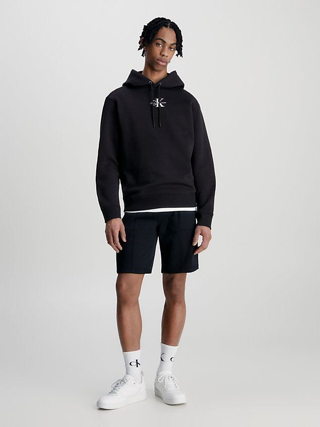 black logo tape jogger shorts for men calvin klein jeans