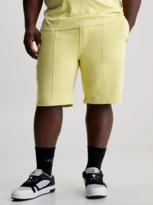 Yellow 2025 jogger shorts